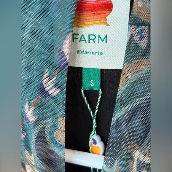 Farm Rio: Black Jaipur Blouse - Picture 8 of 9